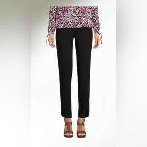 Michael Michael Kors Super Skinny Pull-On High-Rise Pants in Black Size XL NWT